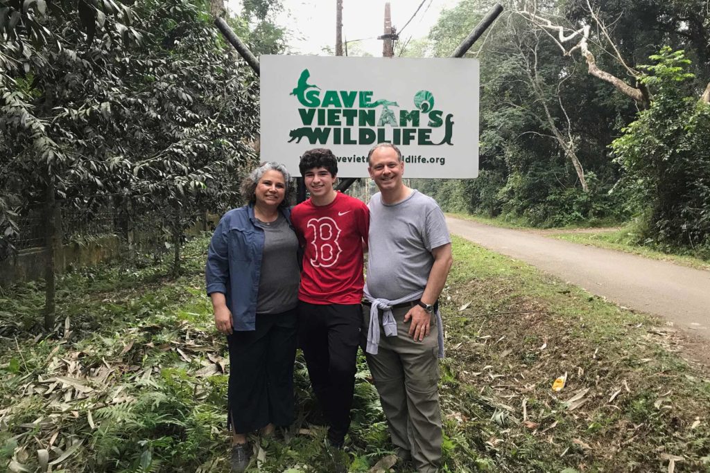 Conservation Nation board member Larry Hanauer and his family