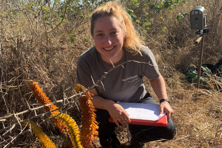 Conservation Nation Established Conservationist Lorna McCallister conducting field work