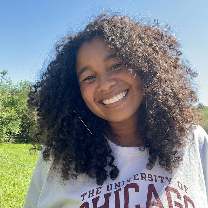 Conservation Nation grantee Tatjana Washington in a grassy field